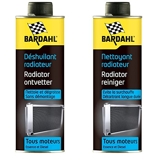 Bardahl 1096 nettoyant radiateur solution avant vidange liquide refroidissement pour voiture