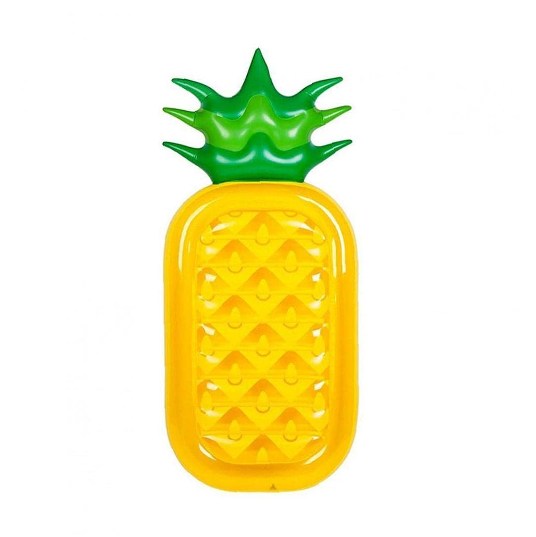 Aufblasbare Schwimm Row Luftbetten aufblasbare PVC-Ananas-Luftmatratze Wasser Reihe Schwimmmatte Adult Wasser-Spiel Sonnenschwimm Stuhl-aufblasbares Kissen