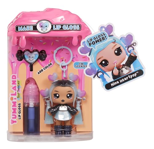 Muñeca Yummiland con Brillo Labial DIY y Llavero miniatura 5