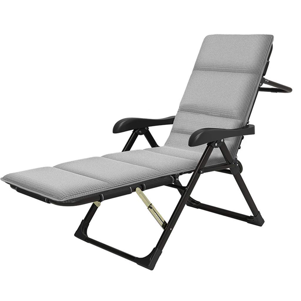 Fauteuil de Relaxation Haut de Gamme en Métal Robuste pour Jardin