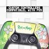 Control personalizado Riccky Mortty para PS-5, inalámbrico, compatible con consola Play-Station 5, por BCB Controllers | Personalizado en EE. UU. con impresión permanente HYDRO-DIP (NO SOLO UNA CALCA) (MODIFICADO) por BABY CUDDLE BOX 4