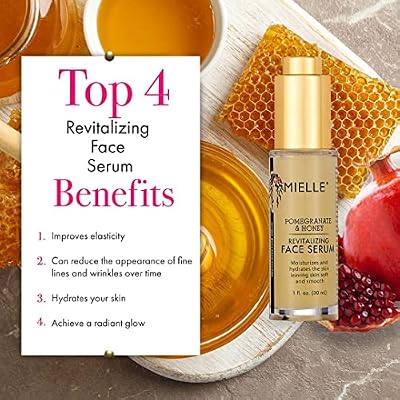 MIELLE Mielle pomegranate & honey revitalizing face serum, 1 Fl Ounce