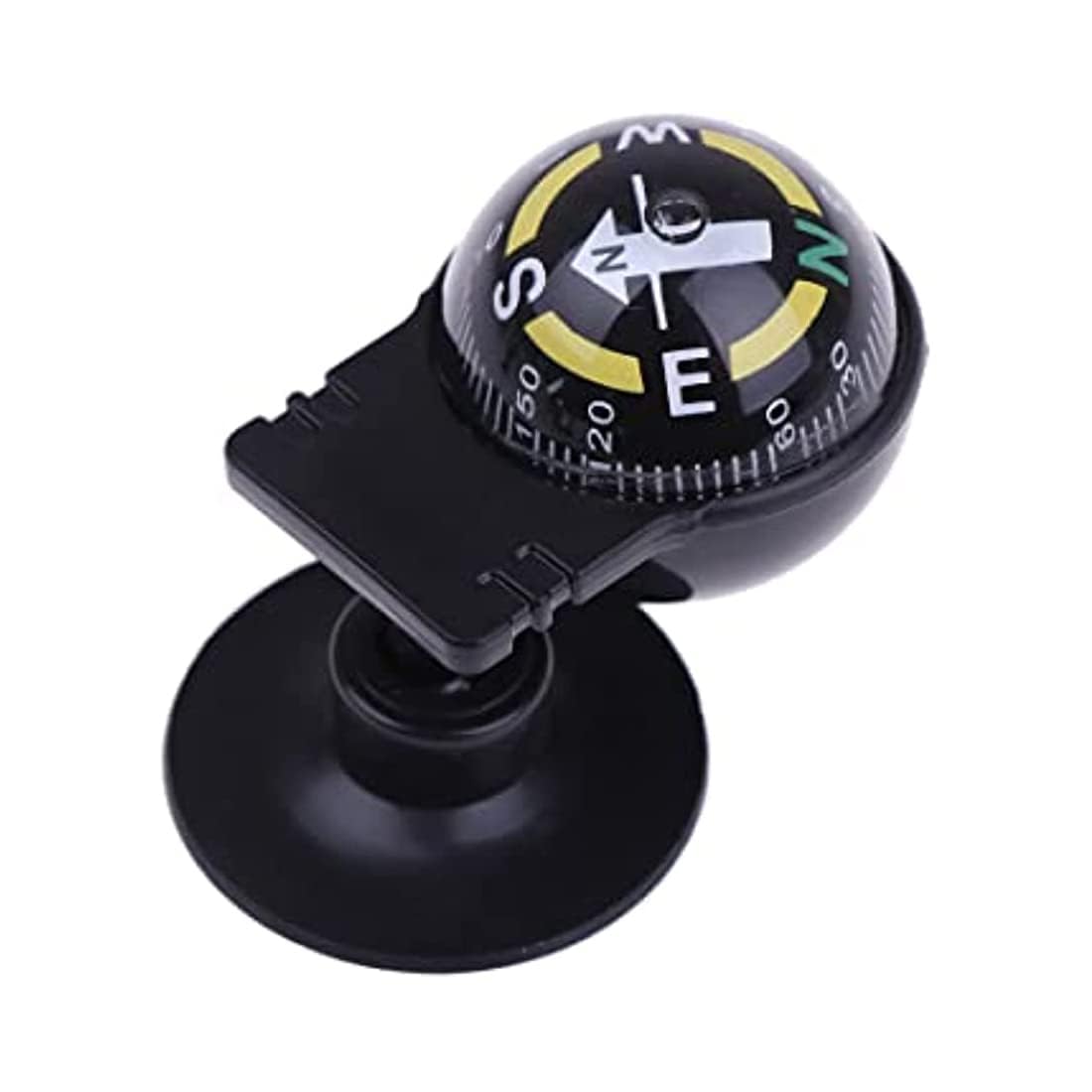 Amazon.co.jp: 車載コンパス 方位磁石 小型 360度回転可能 角度