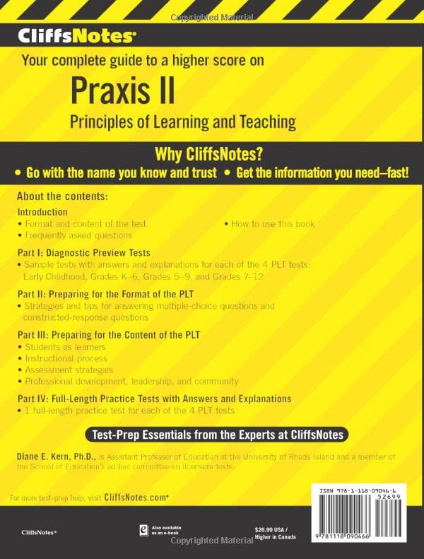 CliffsNotes Praxis II: Principles of Learning andTeaching, Second Edition (CliffsNotes Test Prep) - Image 2