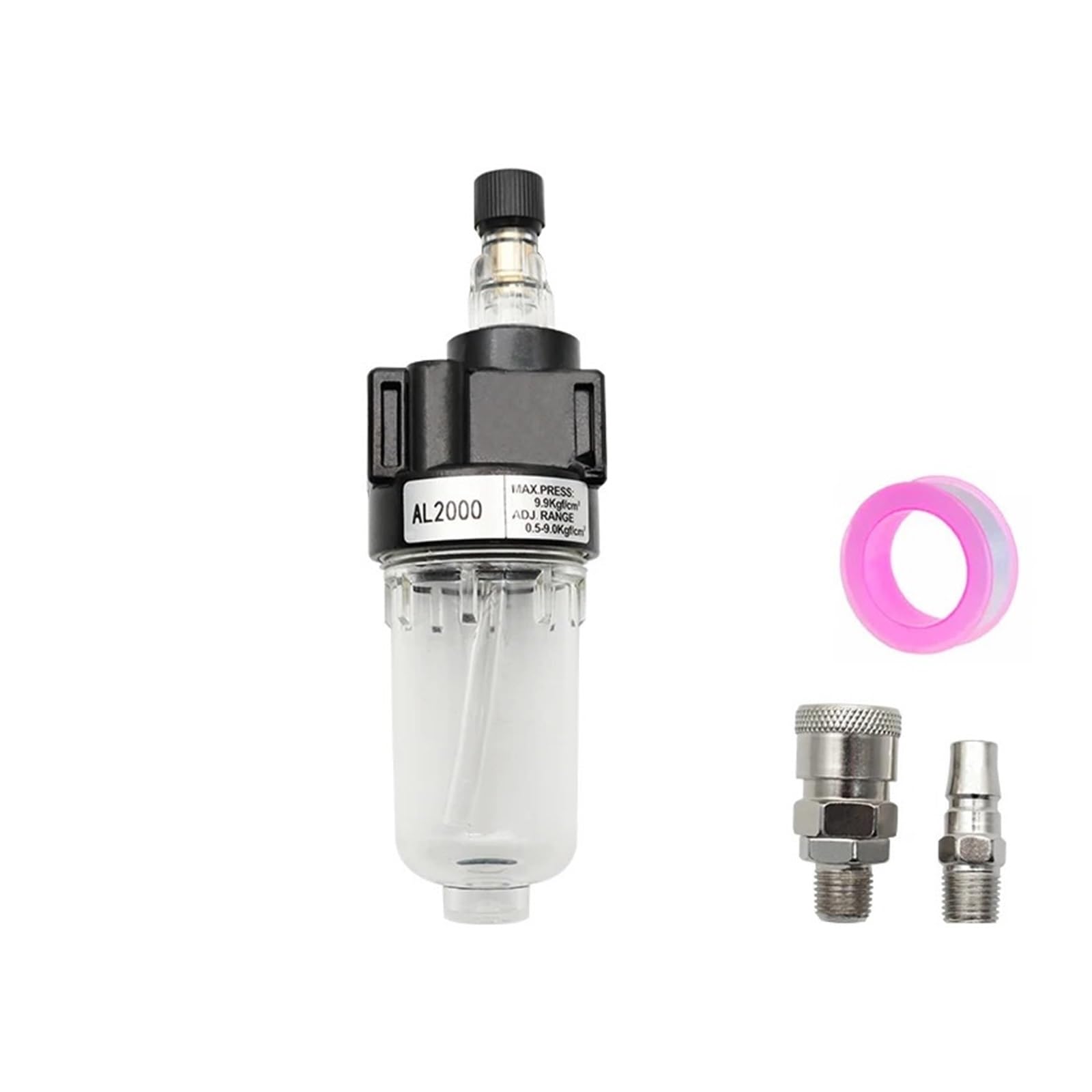 1 sztuka 1/4" AL2000 Smarownica elektromagnetyczna do uzdatniania powietrza do stosowania z złączkami do węży serii PC/PT(AL-SMPM20)