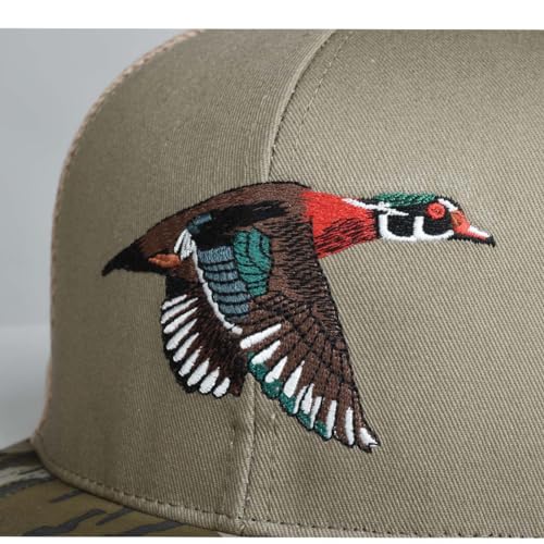 Image of EDTREK Outdoorsman Pro Trucker Breathable Mesh Performance Cap - Flat Brim Snapback Hat