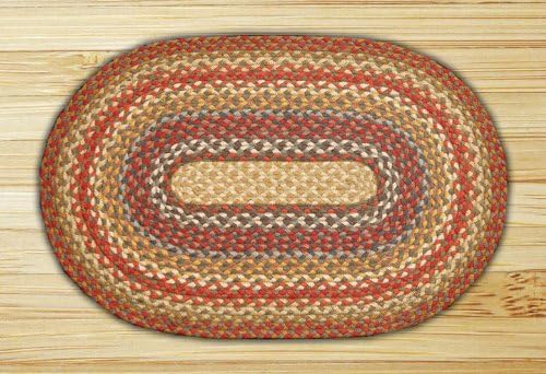 Earth Rugs Rug, 20 x 48", Honey/Vanilla/Ginger
