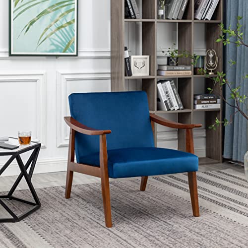 Sillón Plegable Terciopelo Azul oscuro miniatura 2