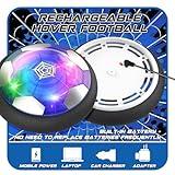 Hover Football Toys for Boys Gifts, Rechargeable Air Floating Soccer Ball with LED Lights, Indoor Foam Bumper Ball Games for Christmas Xmas Birthday Presents for 3 4 5 6 7 8+ Year Old - Image 4