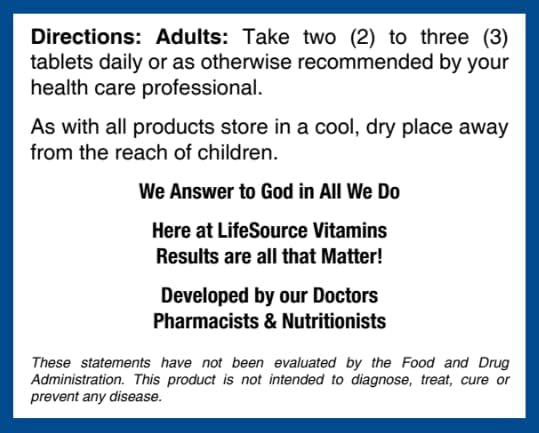 LifeSource Vitamins Pancreas Health-18 All Natural Synergistic Ingredients for Pancreas Health & Support - Image 5