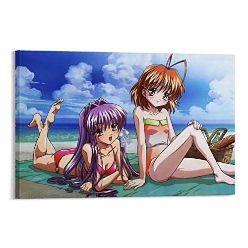 Clannad - Pósteres de anime para habitación, estéticos y enmarcados, pósteres artísticos de pared para habitación, 61 x 91 cm, póster e impresiones artísticas en lienzo y arte de pared, decoración