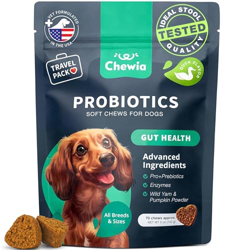 Probiotics for Dogs Gut Health, Digestion, Immunity, Yeast Balanc...