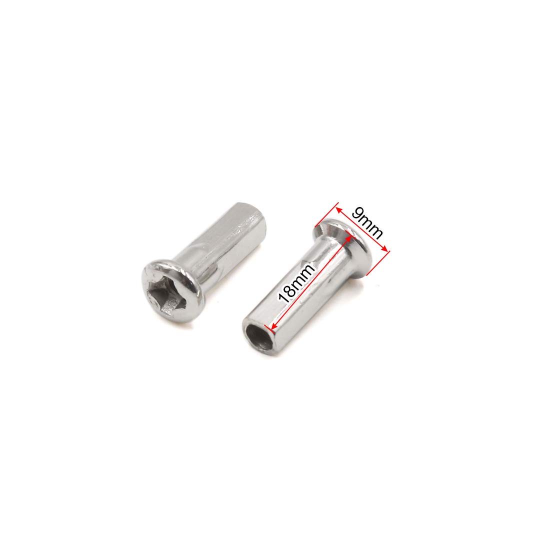MOTORCYCLE WHEEL SPOKES & NIPPLES KIT VARIOUS LENGHTS AVAILABLE IN 3MM