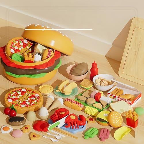 ���܂܂��ƃZ�b�g �n���o�[�K�[���m�H�������V�� 70�_ | �H�ނ�؂�E�g�ݗ��ėV�ѕt�� | �m��ߋ� ABS�f�� ���S�݌v �������V�� 3�Έȏ� �a�����v���[���g