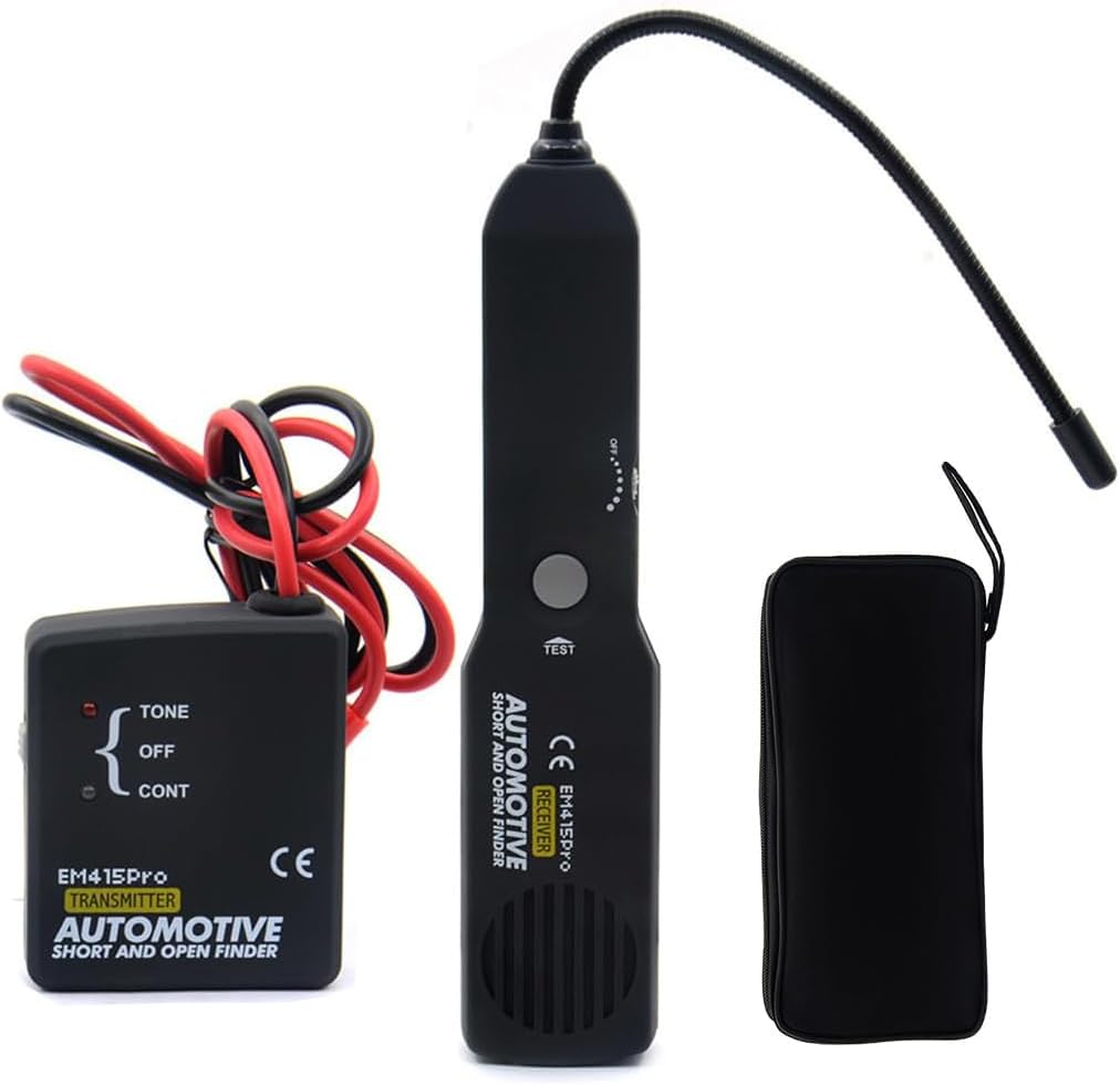 STHIRA® Car Circuit Scanner Diagnostic Tool Automotive Electrical Open & Short Finder Circuit Tester DC 6-42V Circuit Fault Finder Detector Tone Generator Cable Wire Breaker Tracker