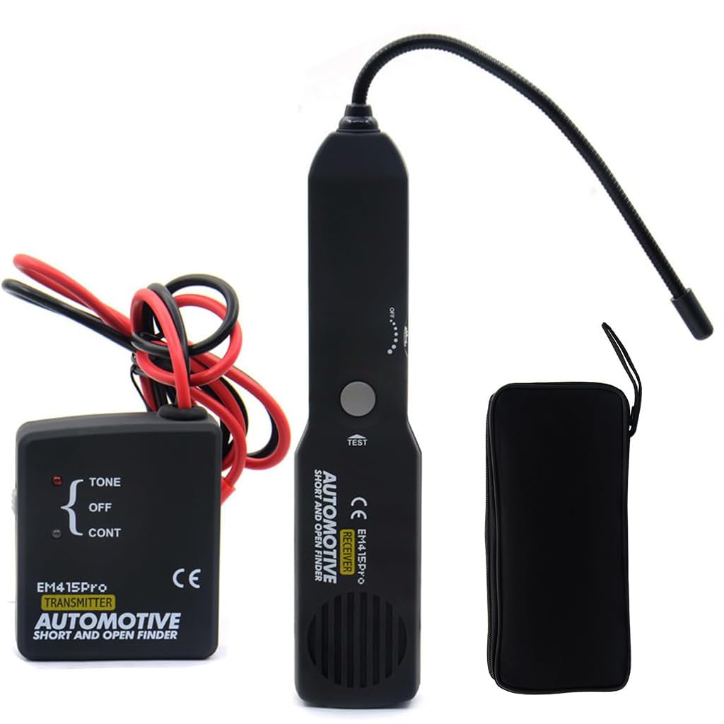 STHIRA® Car Circuit Scanner Diagnostic Tool Automotive Electrical Open & Short Finder Circuit Tester DC 6-42V Circuit Fault Finder Detector Tone Generator Cable Wire Breaker Tracker (B0D21TCRD2) Amazon Price History, Amazon Price Tracker