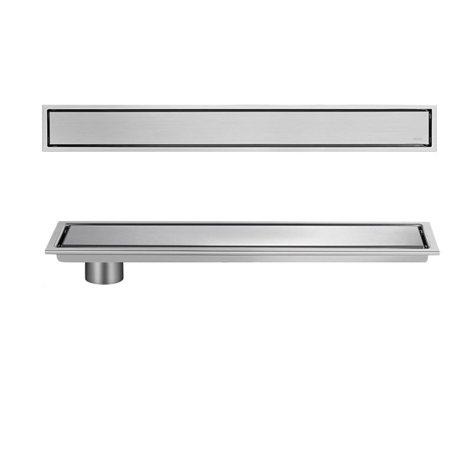 Rectangular Desagüe de Ducha Lineal de Acero Inoxidable 304, Desagüe Lineal Desagüe De Suelo Cubierta Oculta Desmontable, Profesional Desagüe Lineal Desagüe De Suelo para Cocinas, Baños y Aseos (Colo