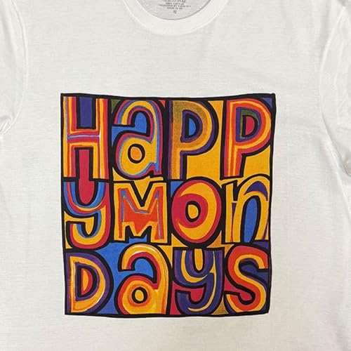 Rock Off officially Licensed Products Happy Mondays Greatest Hits T Shirt image 5