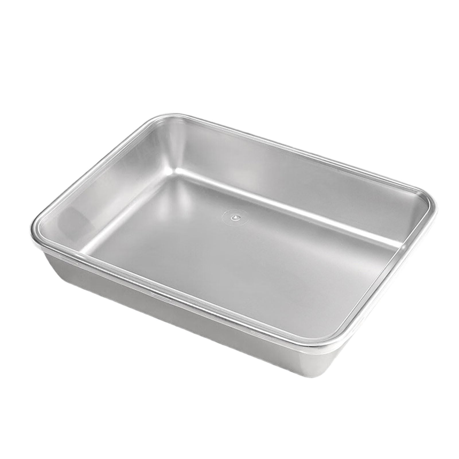 MICFENY Stainless Steel Tiramisu Mold Set Nonstick Dessert Mould Cake Pans with Lid Professional Baking Sheet for Home Use