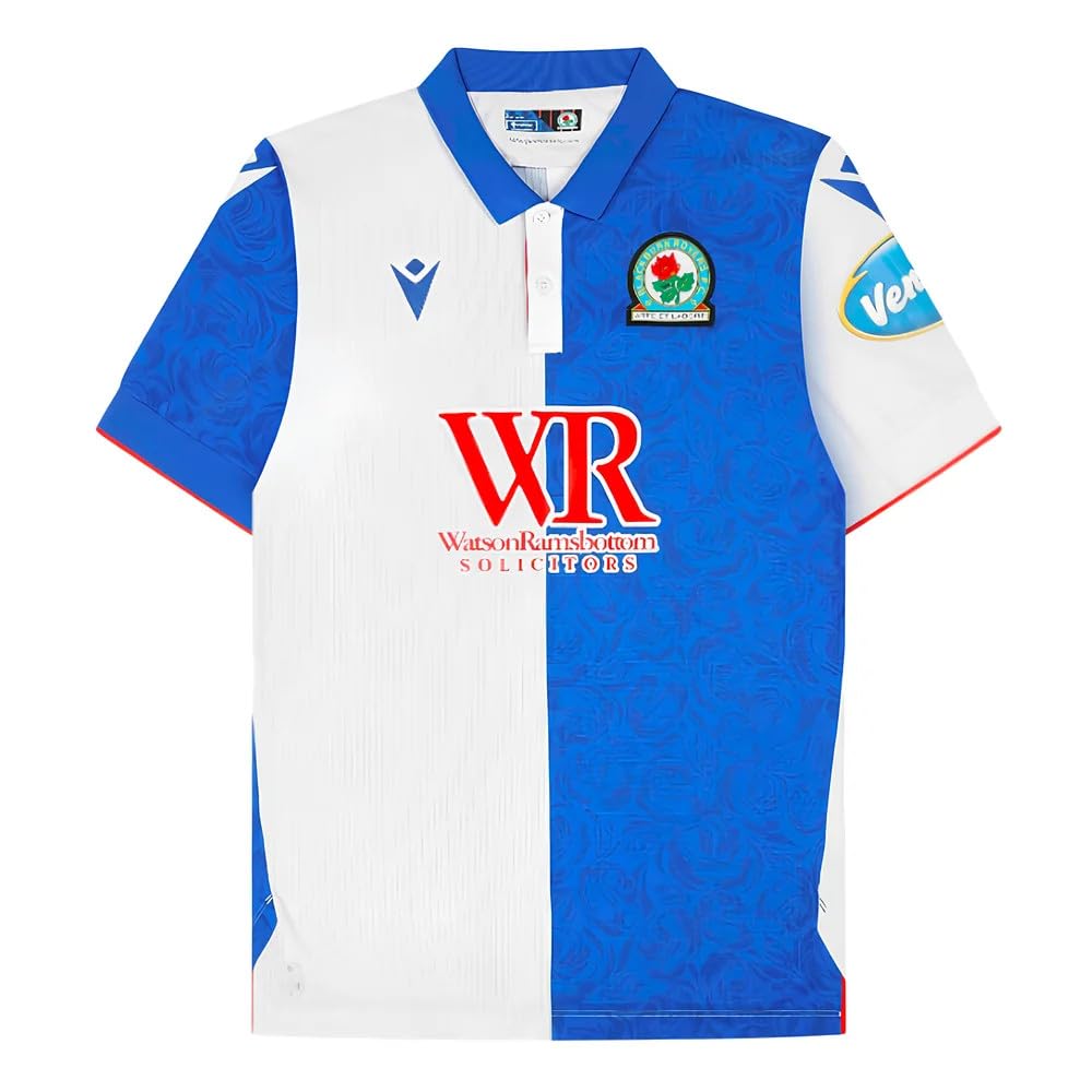 Macron Blackburn Rovers Home Shirt 2024-2025, Small White