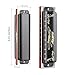 Easttop Harmonica Key of C 10 Hole 20 Tone Harmonica C Blues with Case Top Grade Heavy Duty for Professional Player,Beginner,Gift(East Top)- Black
