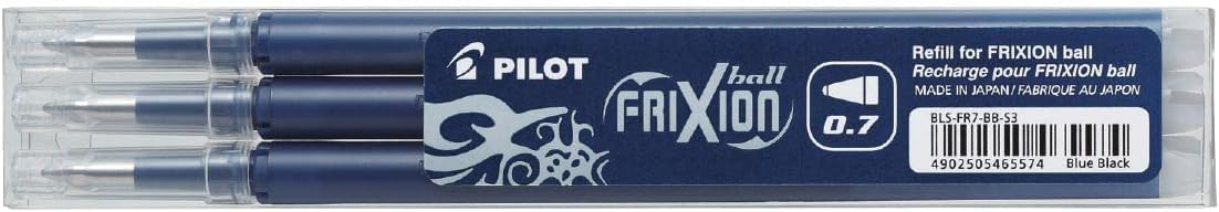 Pilot Frixion Erasable Refill Fine 0.7mm 3 Pack - Violet