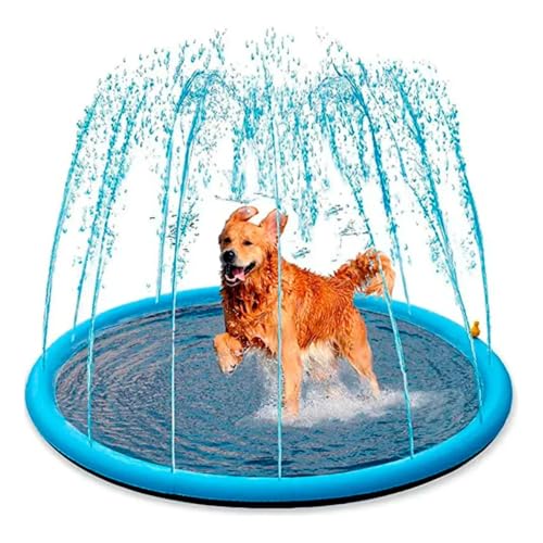 Piscina para Pet Crian&ccedil;as Animais de Estima&ccedil;&atilde;o Brinquedo de &Aacute;gua para C&atilde;es Pet Ver&atilde;o Piscina...