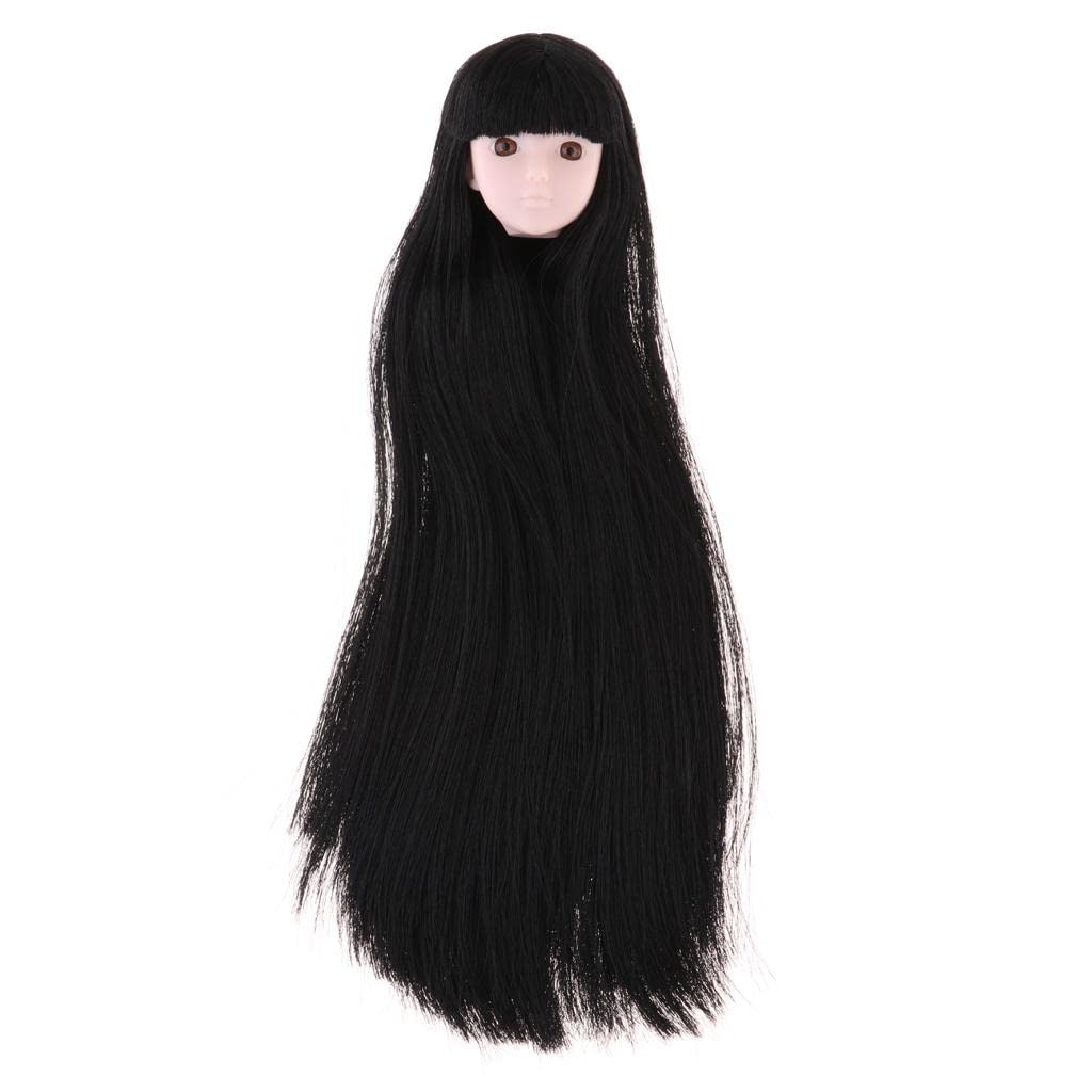 CALANDIS™ 1/6 Female Bjd Doll Bangs Black Hair Head Sculpt Ball-Jointed Doll DIY Parts | Full Size, SD | Dollfie & BJDs | by Brand, Company, Character | Dolls-image-10