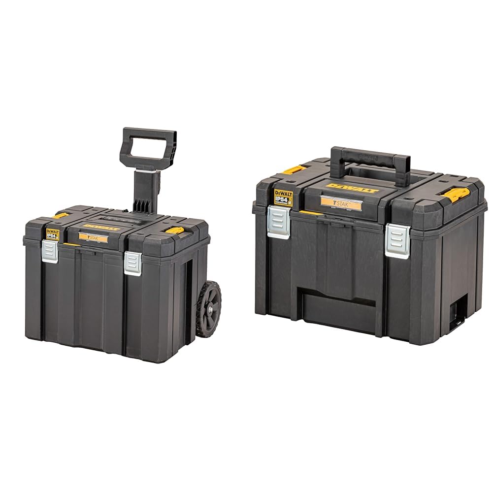 DeWalt TSTAK 2.0 - Caja de almacenaje móvil & Caja de herramientas profunda TSTAK™ 2.0