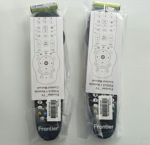 Set of TWO Frontier Remote Controls to Work with Verizon FiOS Systems, Model: