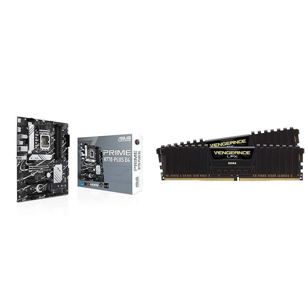 ASUS INTEL 第13.12世代 PRIME H770-PLUS D4 Amazon | ASUS Prime H770-PLUS D4 Intel® H770(第13世代および