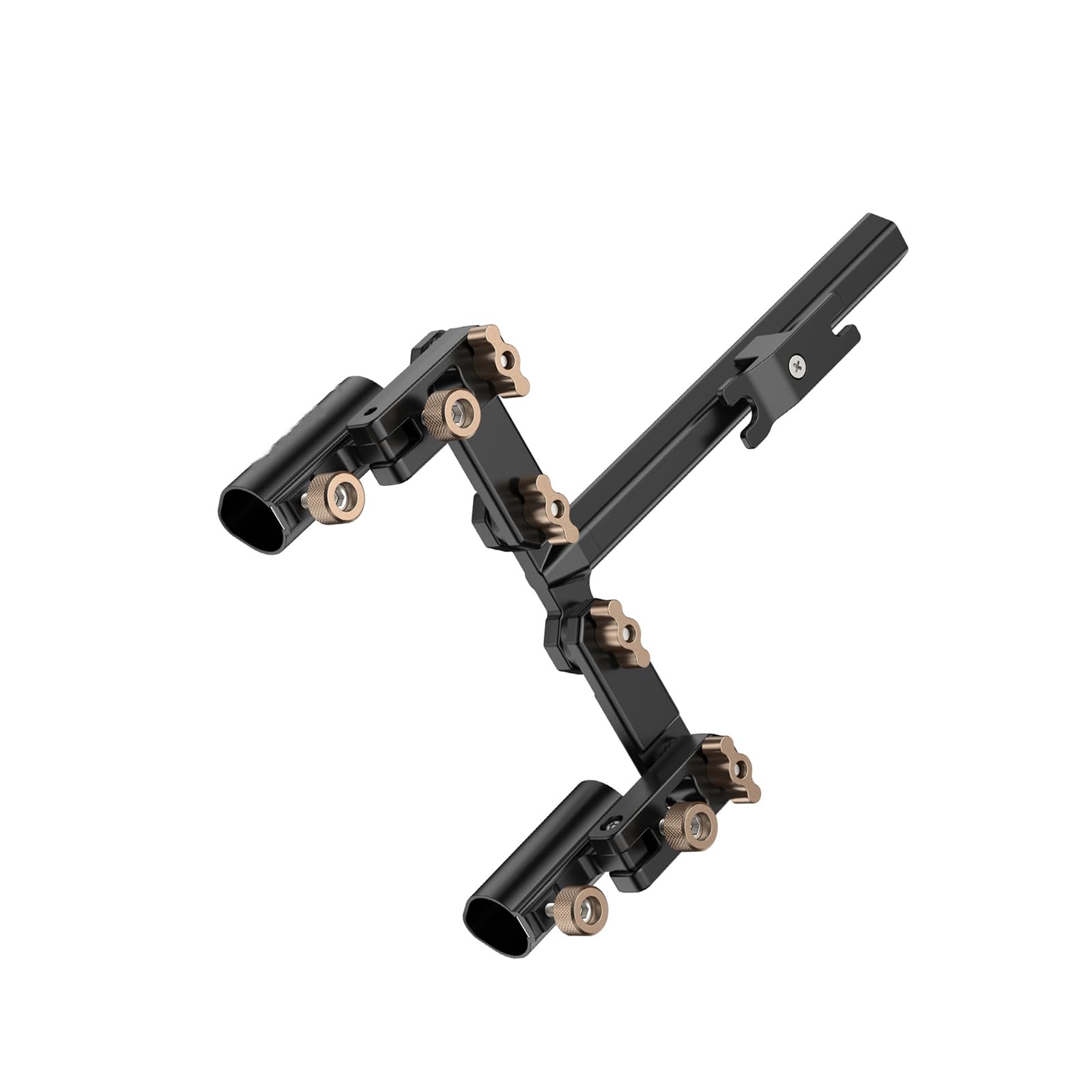 Lightweight Double Fishing Rod Stand with Mounting Base and Anti Slip Design for Enhanced Fishing Efficiency Double Rod Stand