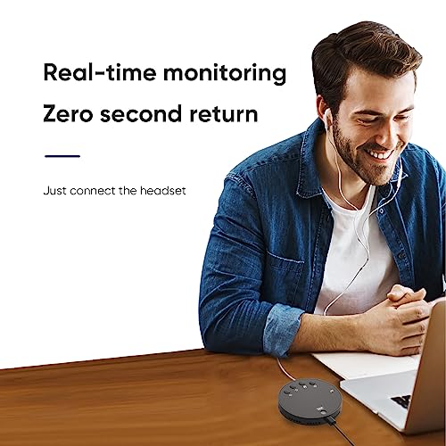 Microphone PC ordinateur portable avec haut-parleur de conférence USB pour Mac