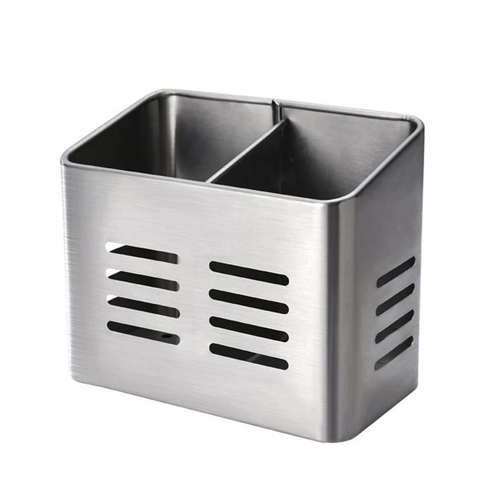 Égouttoir à couverts en acier inoxydable et panier de rangement vaisselle