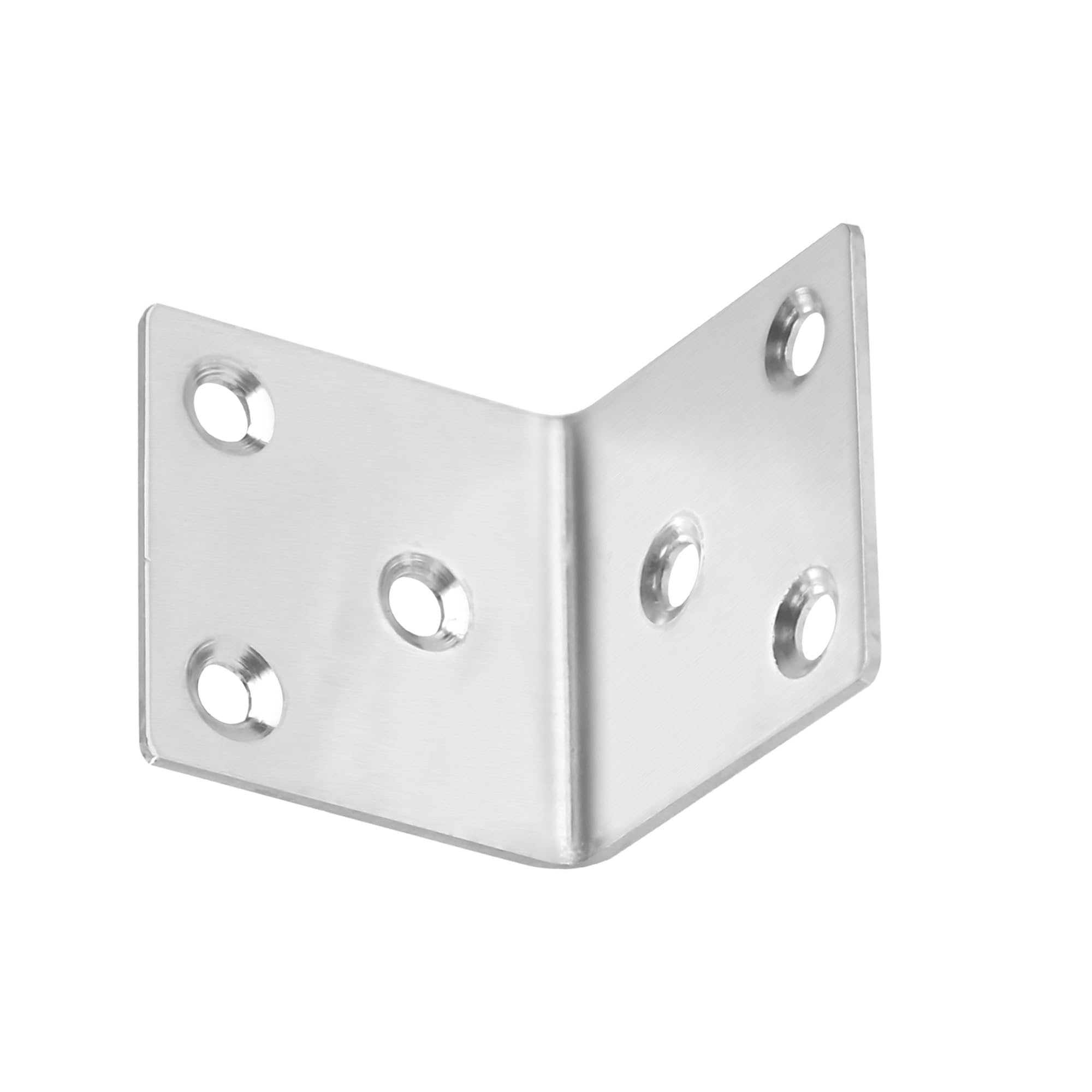 Produktbild von AZKEEGREY Winkelverbinder 50 Stück – Edelstahl 40x40x40x2 Mm, 90° L-Form, Für Möbel, Holz, Wand & Tische