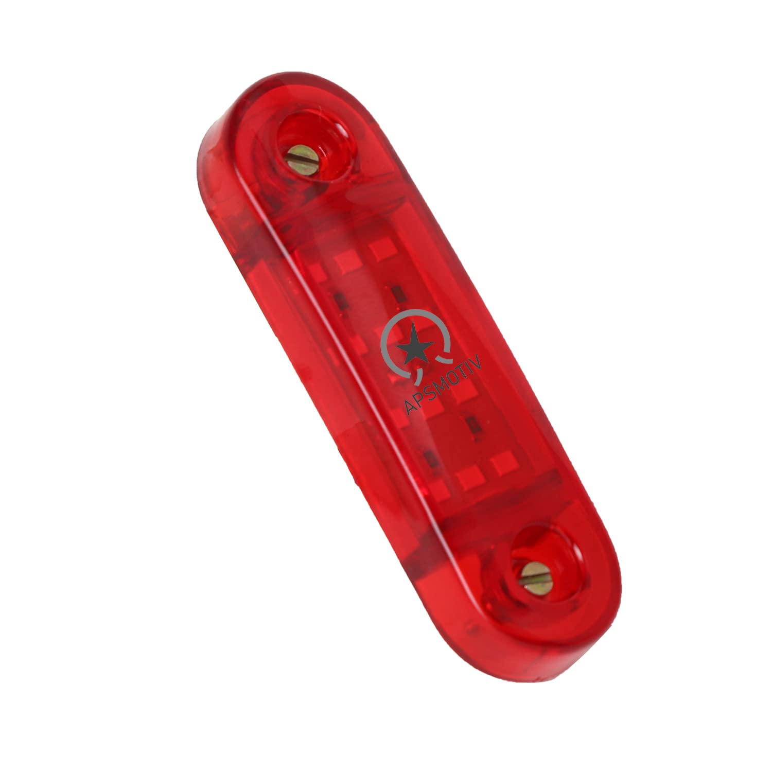 APSMOTIV 10PCS LED Side Marker Lights, 12V Waterproof Trailer Marker Light Red Universal Clearance Lights Surface Mount for Trucks Trailer RV Camper Boat Marine - Image 4 thumbnail