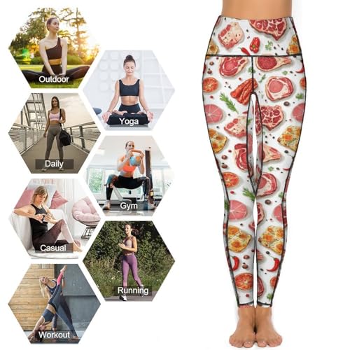 Legging d'entraînement pour femme contrôle du ventre et poches