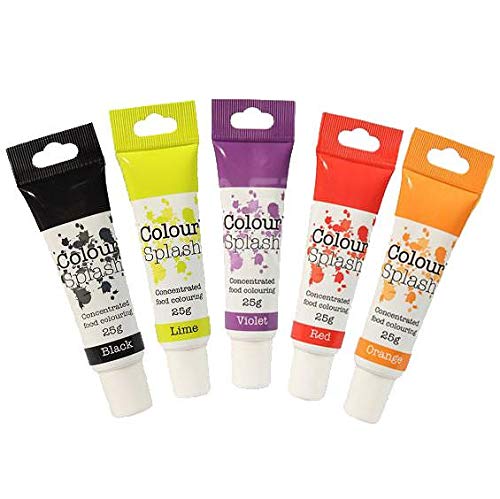 Halloween Food Colour Gel Set - 5 Pack - Colour Splash