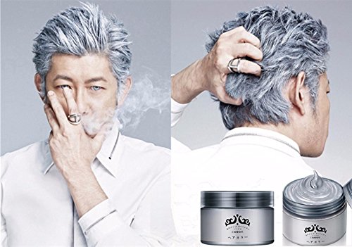 Silver Wax 120ml Men women Professional Hair Pomades,Moisturizing Styling Fluffy Matte Stereotypes Waxes ,Hair Gel Pomades