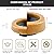 boeemi Extra Thick Wax Ring Toilet,with Flange and Bolts for Reinstallation of the Toilet, Fits 3-inch or 4-inch Waste Lines(2 PCS)