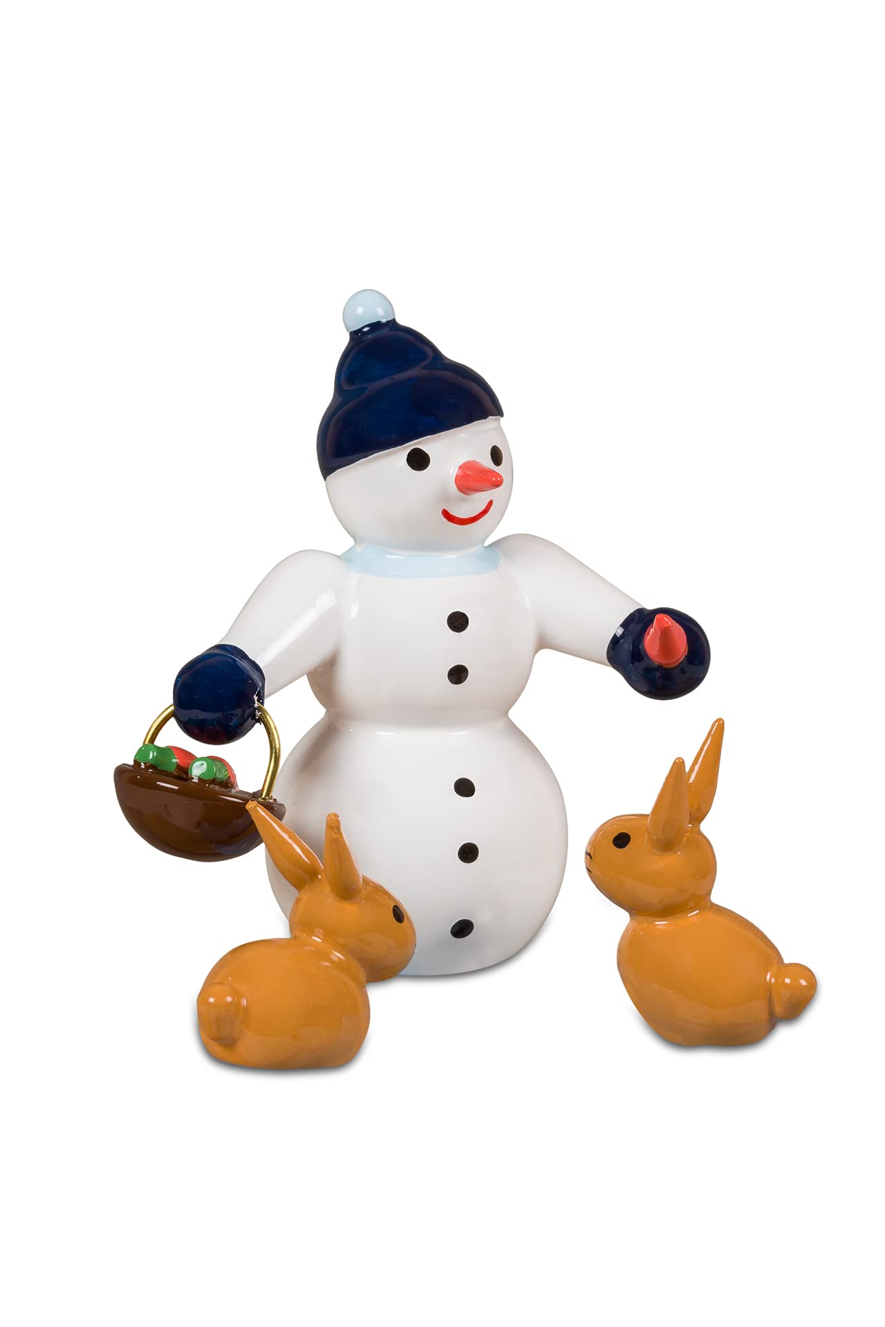 Bonhomme de neige Rudolphs Schatzkiste de 6,5 cm pour votre decoration de table