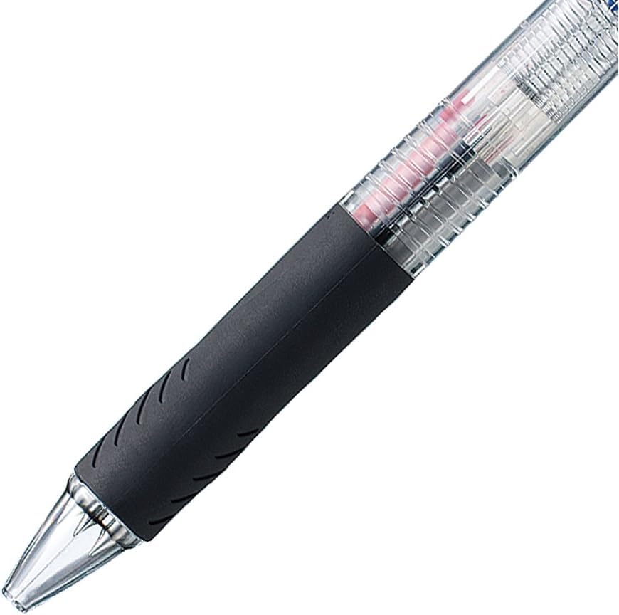 jetstream Set of 3 3 Colour Ballpoint Pen - 0.38 mm, Black Blue Red Ink, Transparent (SXE3-400-38) - Image 3