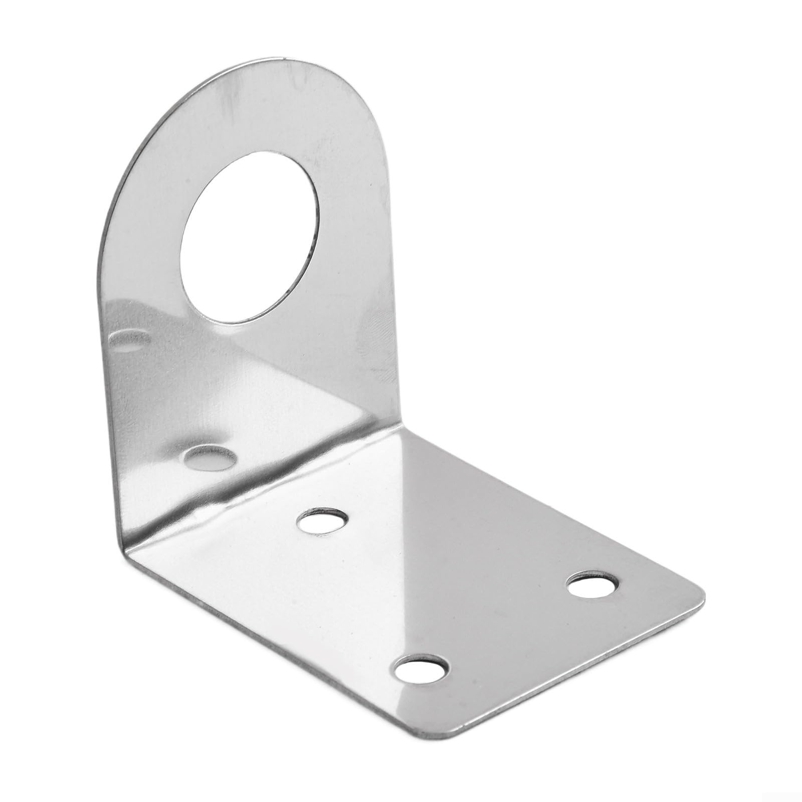 Staffa metallica in acciaio inox adatta per il montaggio di rubinetti dell'acqua e dispositivi di depurazione su superfici lisce (21 mm)