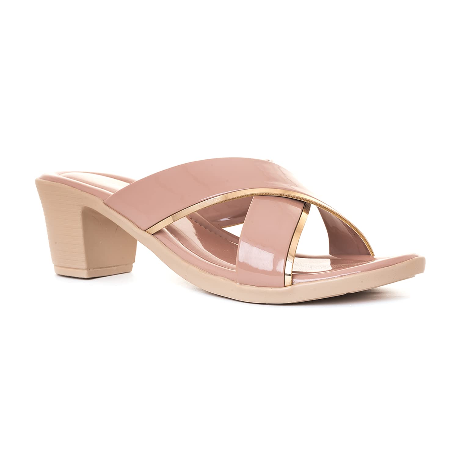 Khadims Cleo Pink Block Heel Mule Slip On Sandal for Women (6511125) (B0BXXGC1CF) Amazon Price History, Amazon Price Tracker