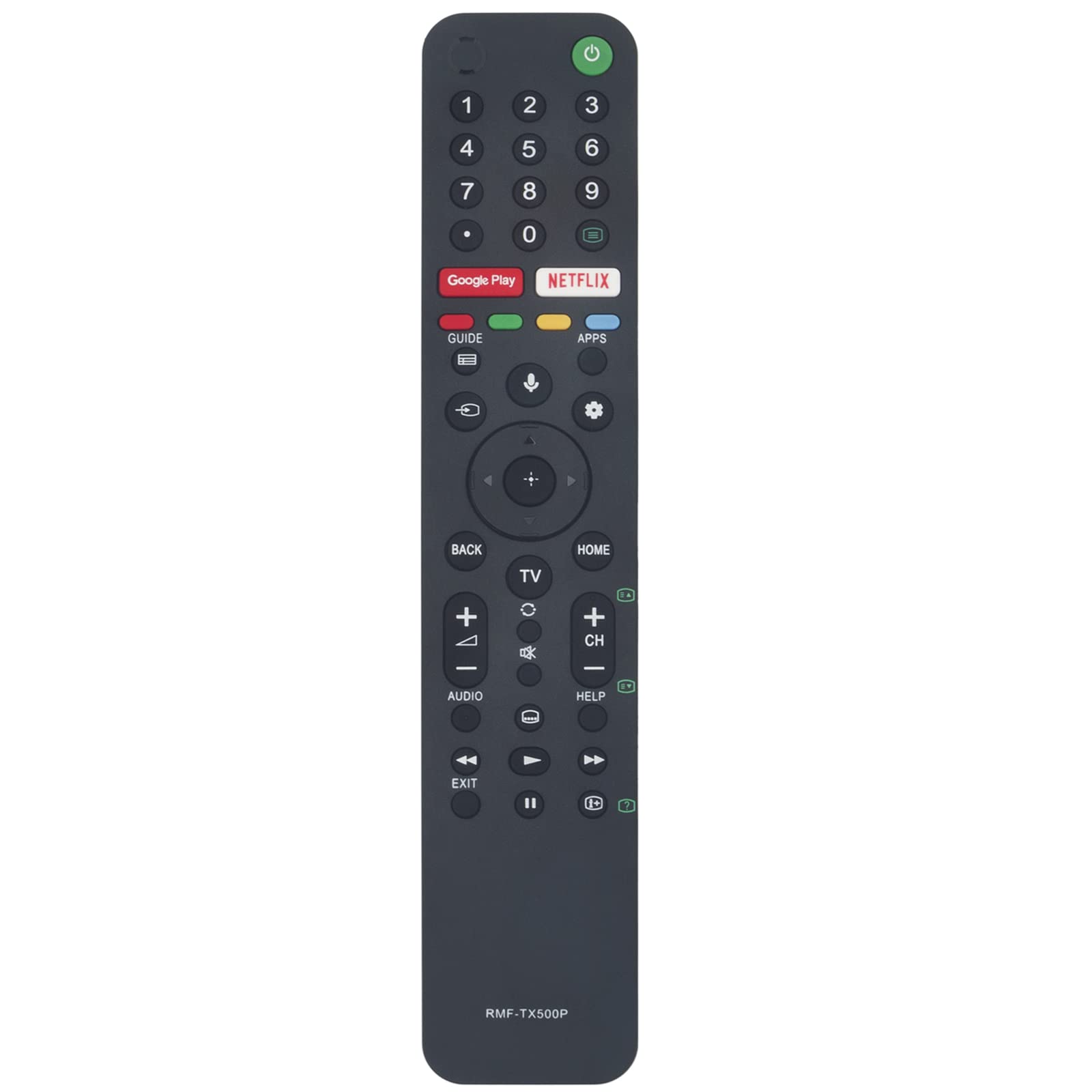 RMF-TX500P Replacement Voice Remote fit for Sony 4K LED HD TV KD-75X9500G KD-55X8500G KD-55X9500G KD-65X8500G KD-75X8500G KD-85X9500G KD-65X9500G KD-65A8H KD-85X8500G KD-55A8H KD-75X8000H