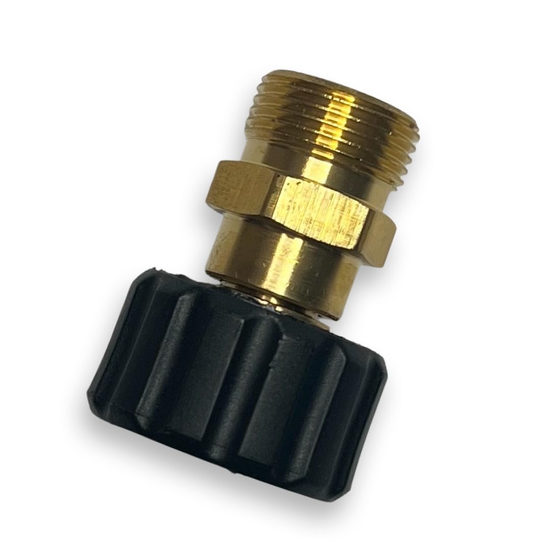 M&M Smartek Adapter M22 AG na M21 IG narzuta/kompatybilny z wężem Kärcher na urządzenia wysokociśnieniowe WAP Alto