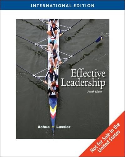 EFFECTIVE LEADERSHIP,4ED