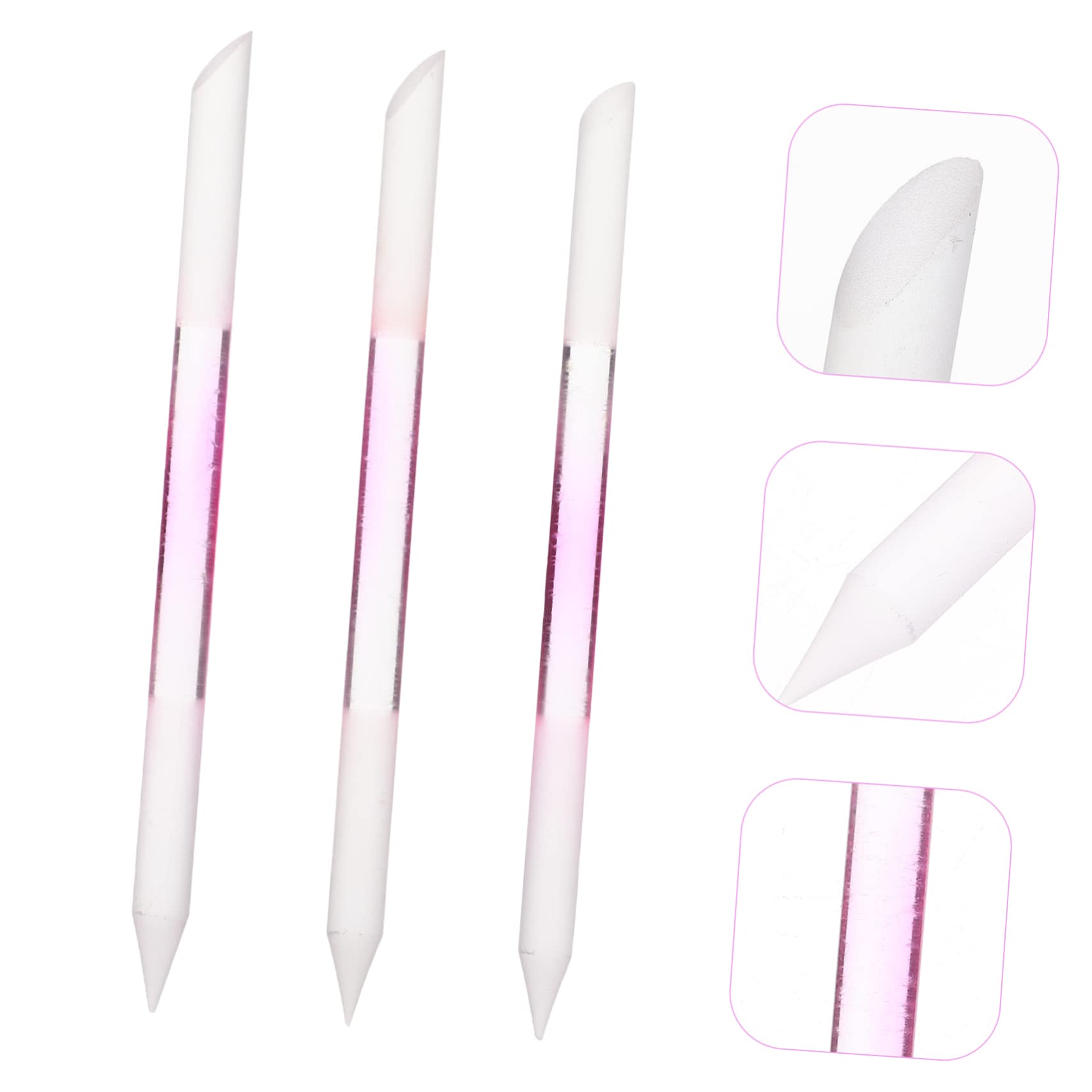 Beavorty 15stücke Teiliges Glas-nagelfeilen Doppelseitige Maniküre-werkzeuge Zur Nagelpflege Für -nail-art Leicht Zu Transportieren Unisex Für Hause Oder Unterwegs Transparent