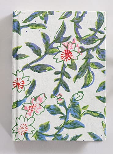 Image of Ravaiyaa - Attitude is everything Hand Block Printed Fabric Journal Handbound Notebook Gifts for Writers Recycled Paper Notebook Diary