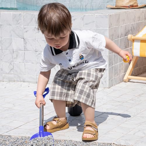 Image of MK MATT KEELY Unisex Kids Summer Slide Sandals Baby Comfort Anti-Slip Open Toe Adjustable Walking Beach Shower Shoes for Boys Girls